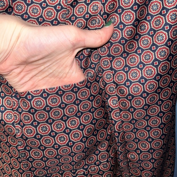 Blazer geometric pattern blue and red - Picture 6 of 7